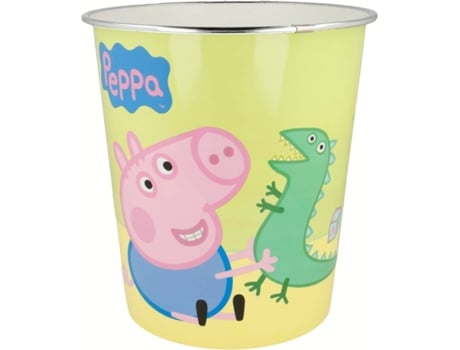 Cesto de Papéis PEPPA PIG 62266 Branco (22,5 x 21 x 21 cm)