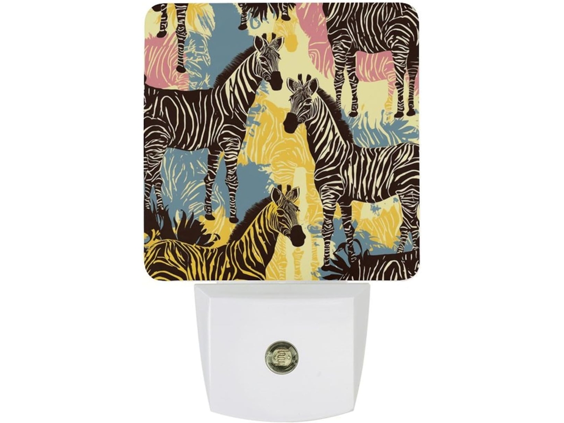Luminária Noturna De Parede Led Com Plugue, Acendimento Automático, Com Sensor De Movimento Automático Em Formato Girafa