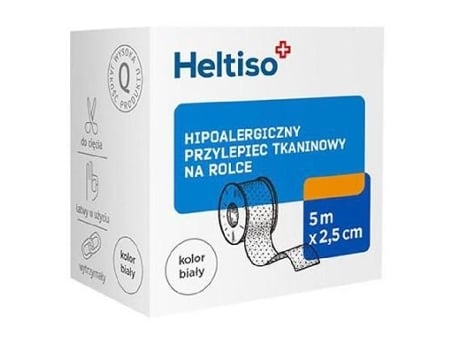 Fita Adesiva De Tecido Heltiso, 5m X 2,5cm Medicinae