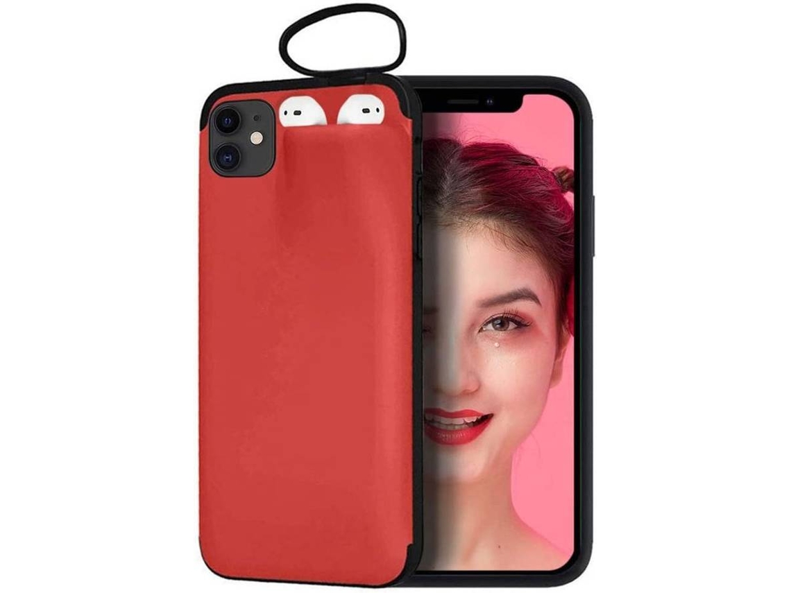 Capa iPhone 11 HONGWE. Vermelho