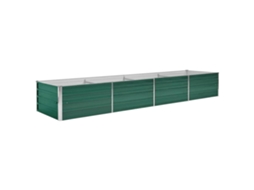 Raised Bed, Raised Beds Vidaxl Verde Aço (320 X 80 X 45 Cm)