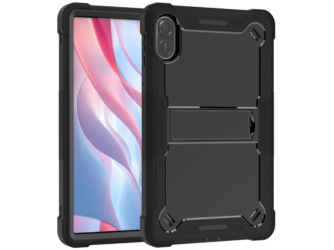 Capa Protetora Para Honor Pad X9 Com Suporte, À Prova De Choque, Em Silicone E Policarbonato. Tuotuo