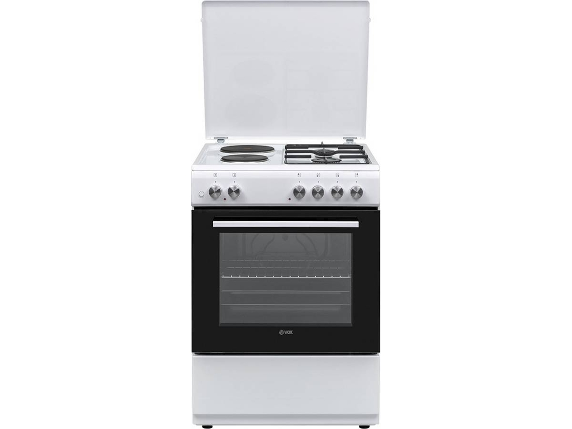 Fogão Elétrico VOX GHB6220W (72 L - Elétrico e Gás - 60 cm - Branco)