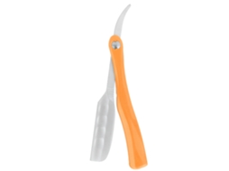 Suporte Para Lâmina De Barbear Antiderrapante Com Design Ergonômico E Material De Qualidade Laranja