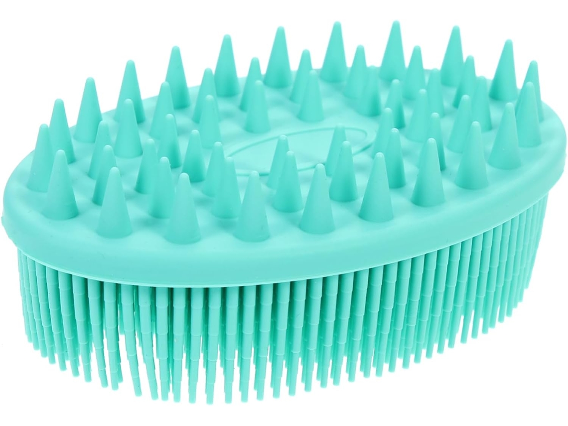 Esponja De Silicone Dupla Face Para Banho, Ideal Para Esfoliação Corporal E No Chuveiro