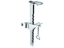 Suporte de guarda-sol Nova Line em aço galvanizado, 1 unidade, sem perfuração