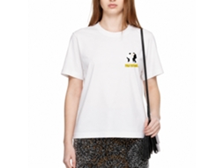 Rockinstone Men's T-shirt Pulp Fiction Vince Mia Graphic Print Tee White Size:xxxl