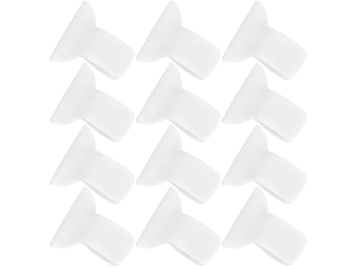 12 Prendedores Acolchoados Para Capa De Edredom E Cobertor, Prendedores De Colcha Ajustáveis, 12 Peças Em Branco