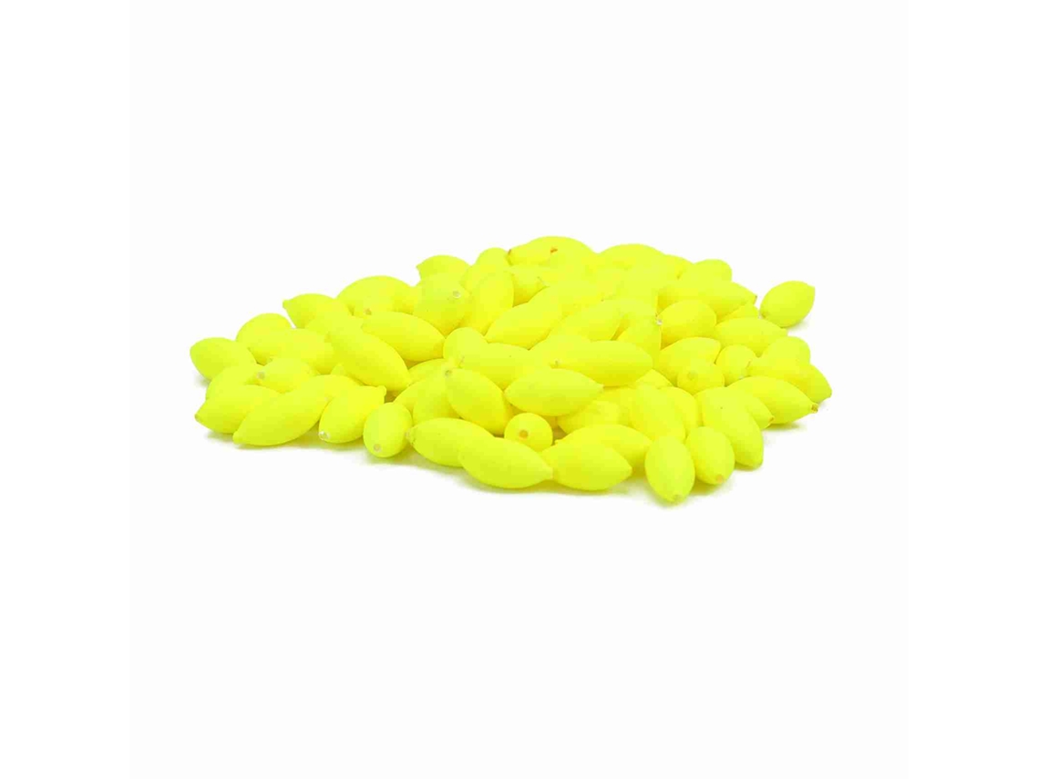Indicador de Ataque de Pesca Amarelo 100pcs
