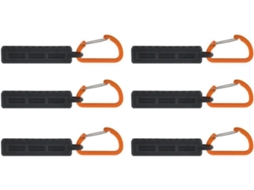 Conjunto De 6 Suportes Para Bits Chave Fenda Com 10 Furos E