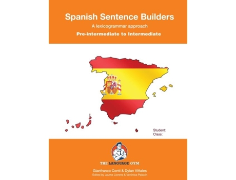 Livro Spanish Sentence Builders de Dylan Viñales (Espanhol)
