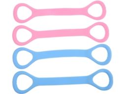Inoomp Conjunto De 4-faixas Elásticas Tensão Para Exercícios Yoga, Resistência Mulheres, Faixa Elástica