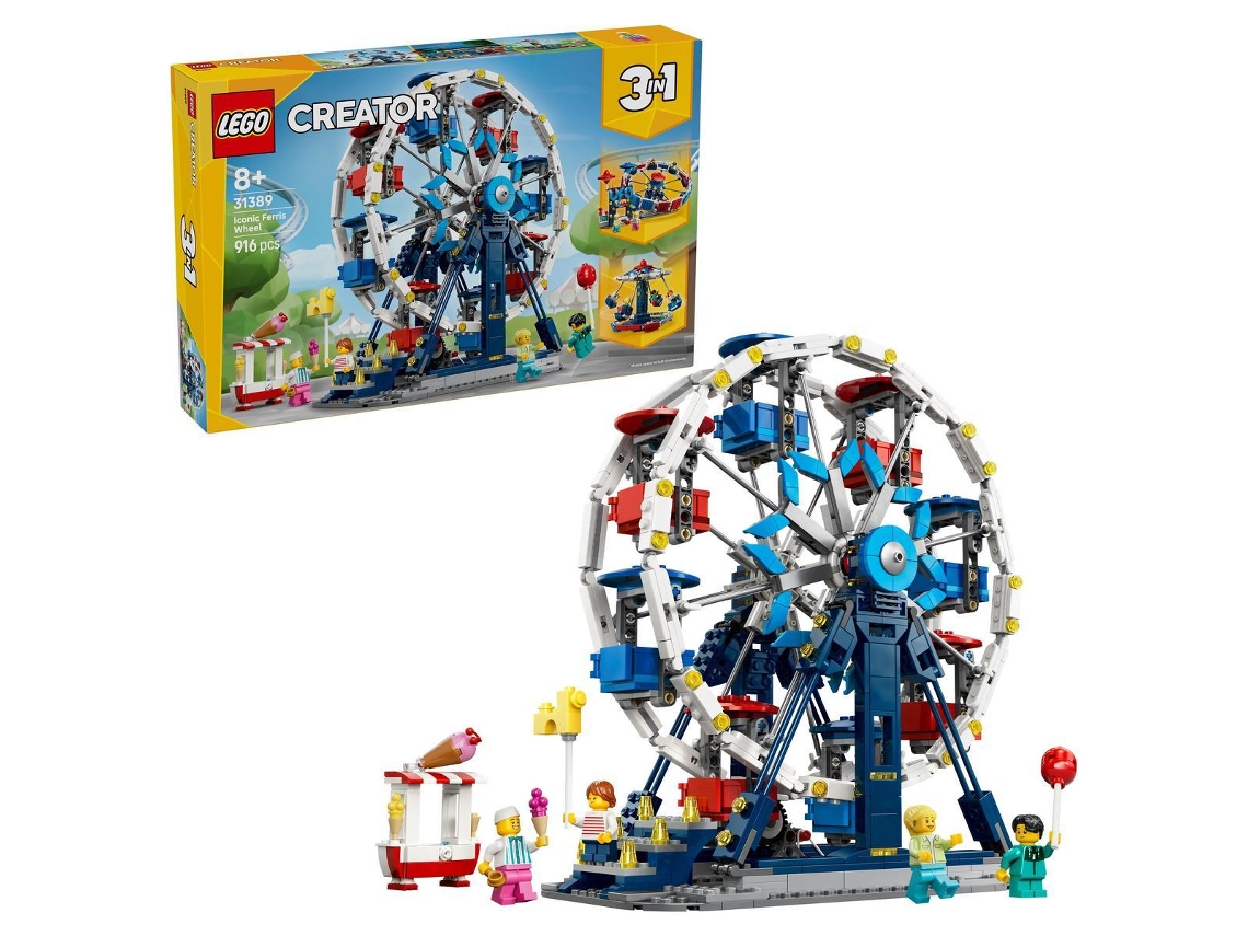 Lego® 31389 Creator 3 em 1 Roda Gigante Clássica - Modelo de Atração