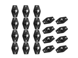 20-pack Universal Mini Self-adhesive Casters – Compact Swivel Casters Suitable For All Types Of Furniture.