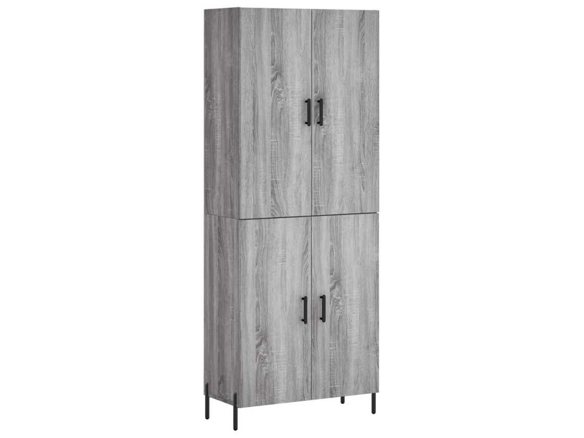 Highboard, Highboards Vidaxl Cinzeto Madeira Processada (n/a)