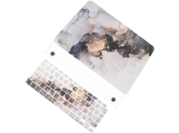 Capa Para Laptop Com Padrão De Mármore, Capa Para Teclado, Dissipação De Calor, Recortes Precisos Brilvibera