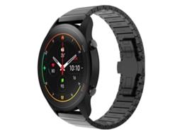 Pulseira De Relógio De Liga Metálica Com Fecho Borboleta E Pintura De Um Ponto, 22 Mm