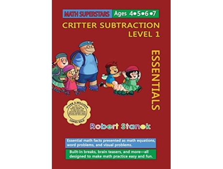 Livro Math Superstars Subtraction Level 1 Essential Math Facts For Ages 4 - 7 De Robert Stanek (inglês)