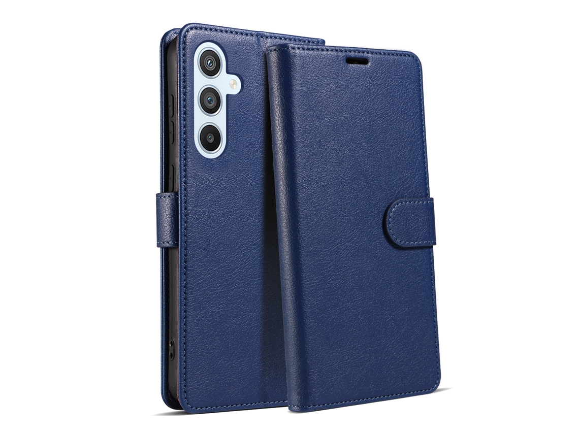 Compatível Com Capas De Celular Samsung Com Suporte Flip.azul-a42