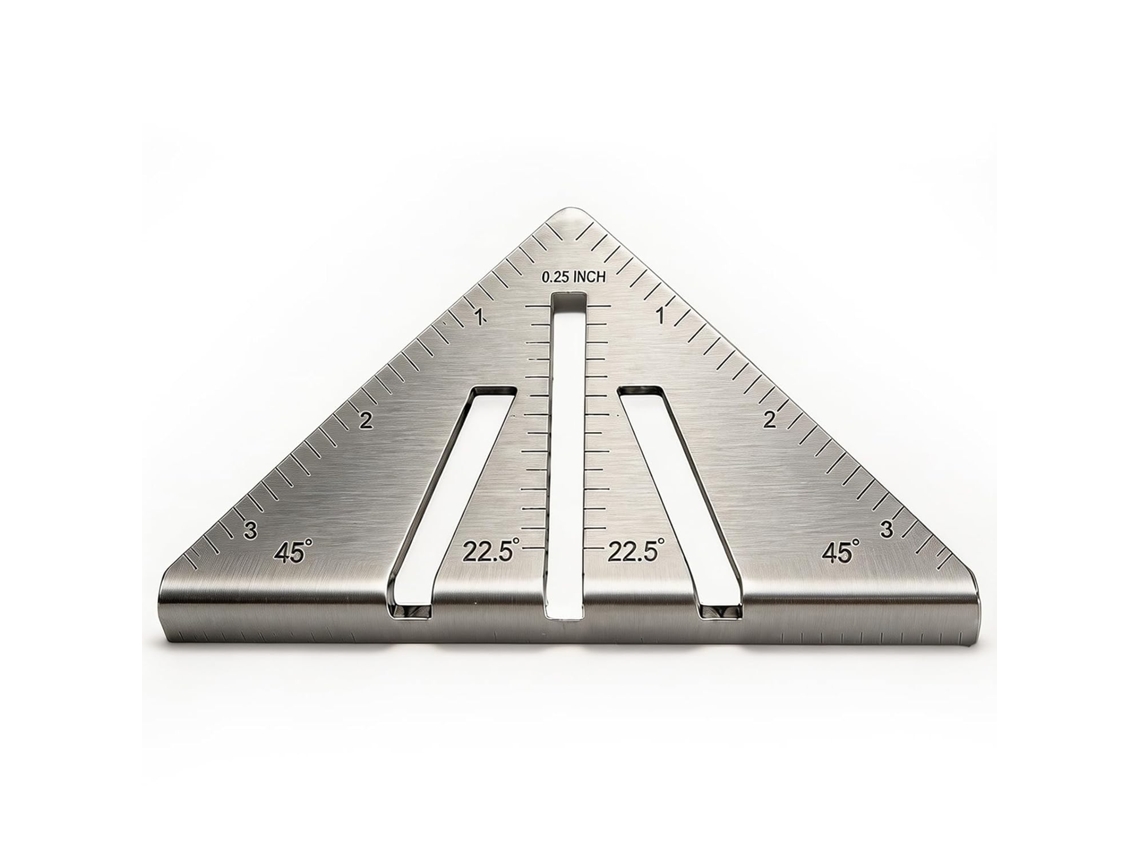 Esquadro De Esquadria Profissional Para Trabalhos Pesados Em Metal, 5 8 10 Polegadas, Ferramenta De Medição E Marcação