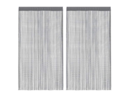 Maison Exclusive - Cortinas De Corda 2 Peças Antracite 140x250 Cm