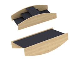 Gangorra Dupla Agilidade Madeira Natural 80x40x20 VOLTEDGE