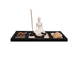Porta velas Jardim Zen Pedra Exquisita Meditação Relaxamento