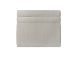 Cabeceira De Cama 2 Linhas Milano  Cement  120 X 120 Cm Altura 120 Cm Indream