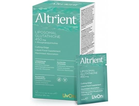 Chá ALTRIENT/RESULTS RNA/NEUTRIENT Altrient - Liposomal Glutathione (30 carteiras)