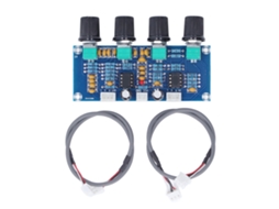 Módulo Pré-amplificador Dual Channel Com Chip Ne5532 Para Amplificador Digital Dc 12v‑24v