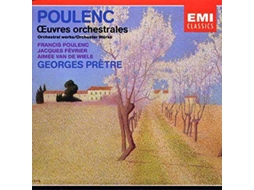 CD Poulenc, Jacques Février, Aimée Van De Wiele, Georges Prêtre - Oeuvres Completes (1CDs)