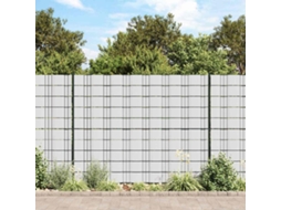 Vidaxl Painel De Privacidade Para Jardim 70x0,19 M Pvc Branco