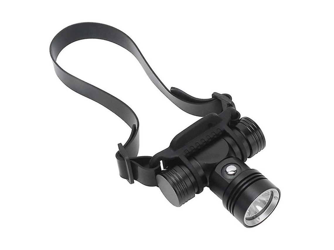 Lanterna Cabeça Mergulho 2000lumens Ipx8 3modos Seguranca Subaquatica Preto Yizhood