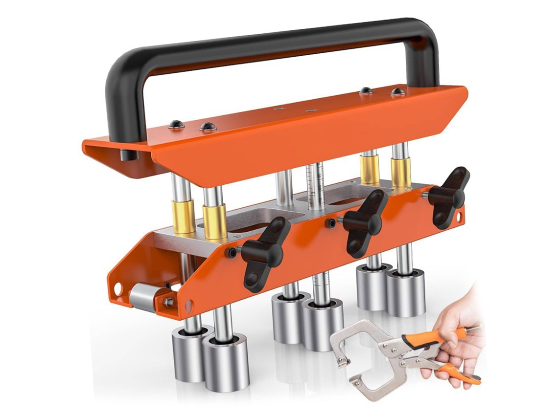 Laxiscreed Máquina De Dobra E Rolo Para Metal, Ajustável Até 90° Para Barras De 13 A 130 Mm