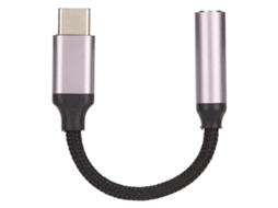 Adaptador De Cabo Áudio Usb C Para 3.5mm Com Controle De Chamada E Música