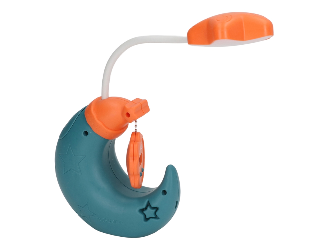 Primerox lâmpada de Mesa Porta lápis Infantil com Relógio Eletrônico, Proteção Ocular Led e Afia lápis Verde