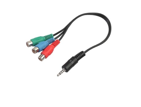 3.5mm Aux To Rca Component Green Blue Red Ypbpr Rca Adapter Cable Zmliyecqnq