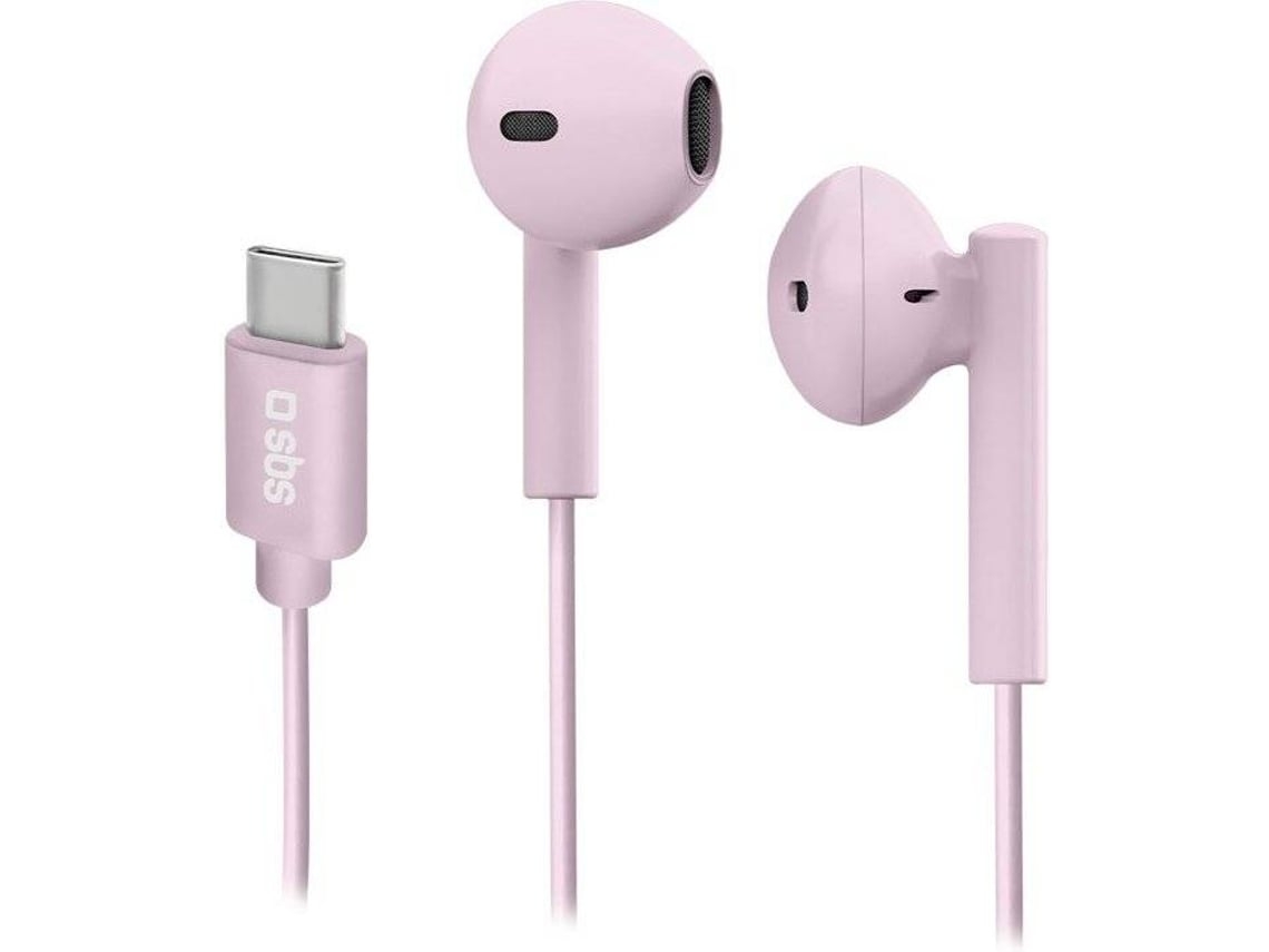 Auriculares com Fio SBS Studio Mix 65C (Outlet Caixa Aberta - In Ear - Microfone - Rosa)