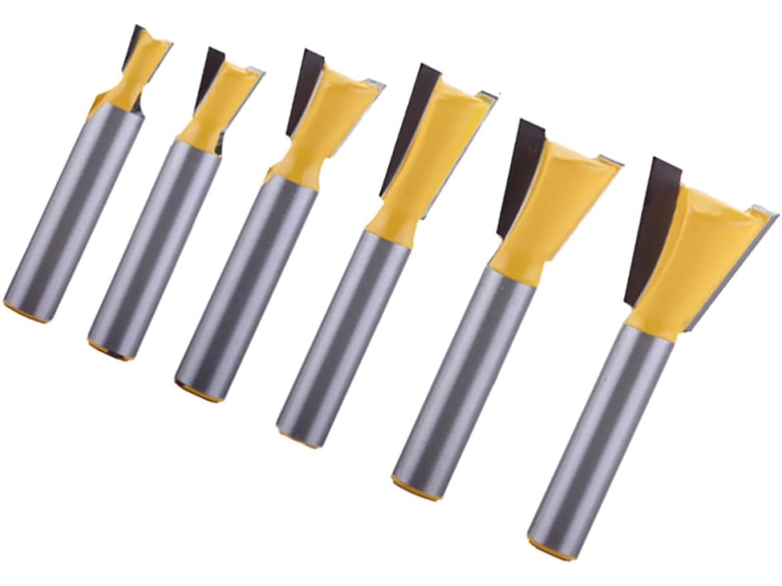 Conjunto De 6 Peças Reposição Para Cabeçote Corte 8 Mm Tupia Madeira,