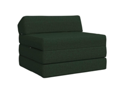 Vidaxl Sofá Cama Dobrável Verde-escuro 200 X 70 X 10 Cm Tecido