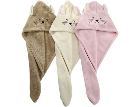 Toalha De Microfibra Para Cabelo, Toalha Para Secar Cabelo Com Botões, Toalha Turbante, Touca De Secagem Rápida Para Cabelo