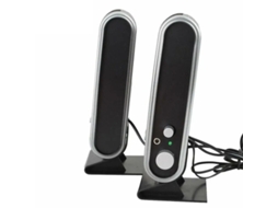 Conjunto de 2 Alto falantes Usb Estéreo Portáteis MDUG