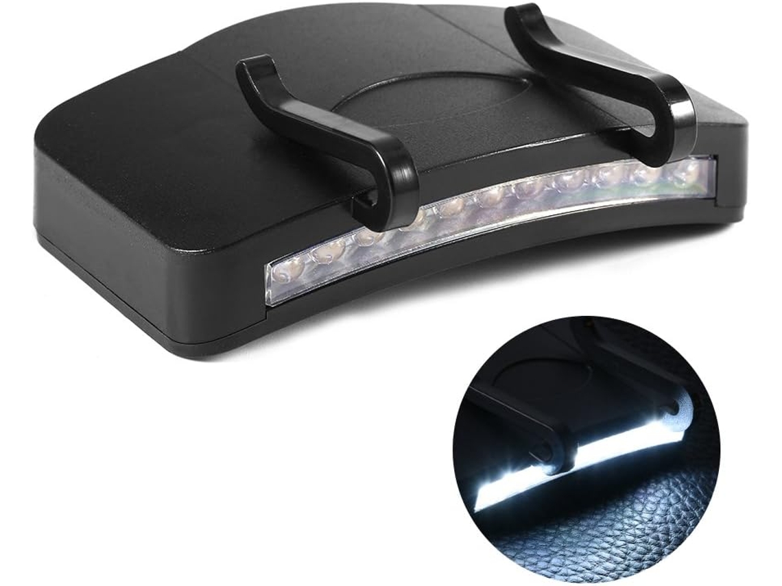Lanterna de Cabeça com Clipe para Chapéu, 11 Leds, Ideal para Pesca, Corrida, Camping, Trilhas e Escalada BRILVIBERA
