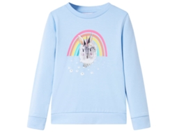 Sweatshirt Para Criança Azul-claro 92