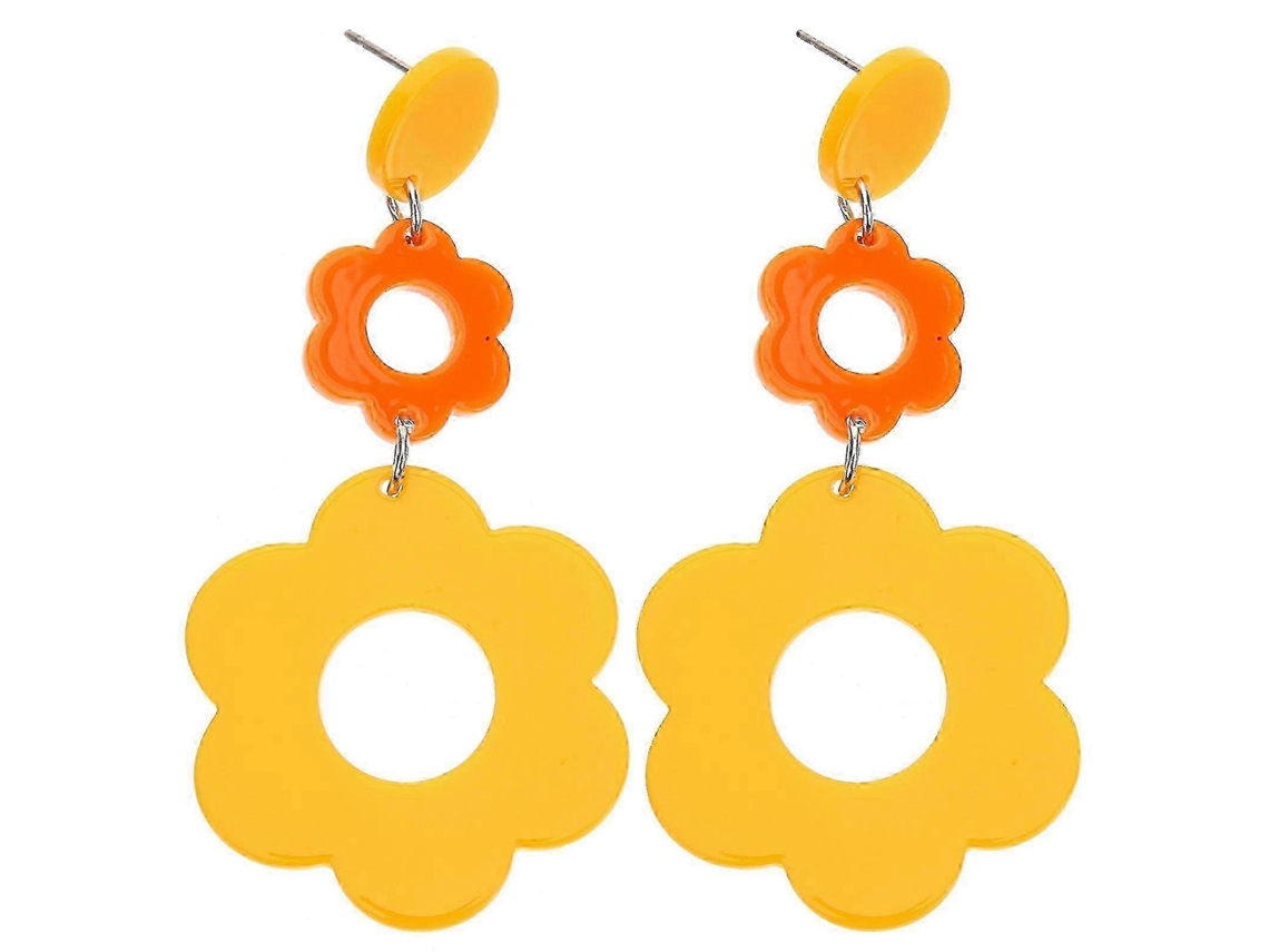 Brincos Pingentes De Flor, Elegantes, Para Mulheres