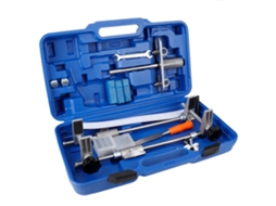 Conjunto de brocas para furadeira com grampo portátil, diversas especificações, resistentes e duráveis.