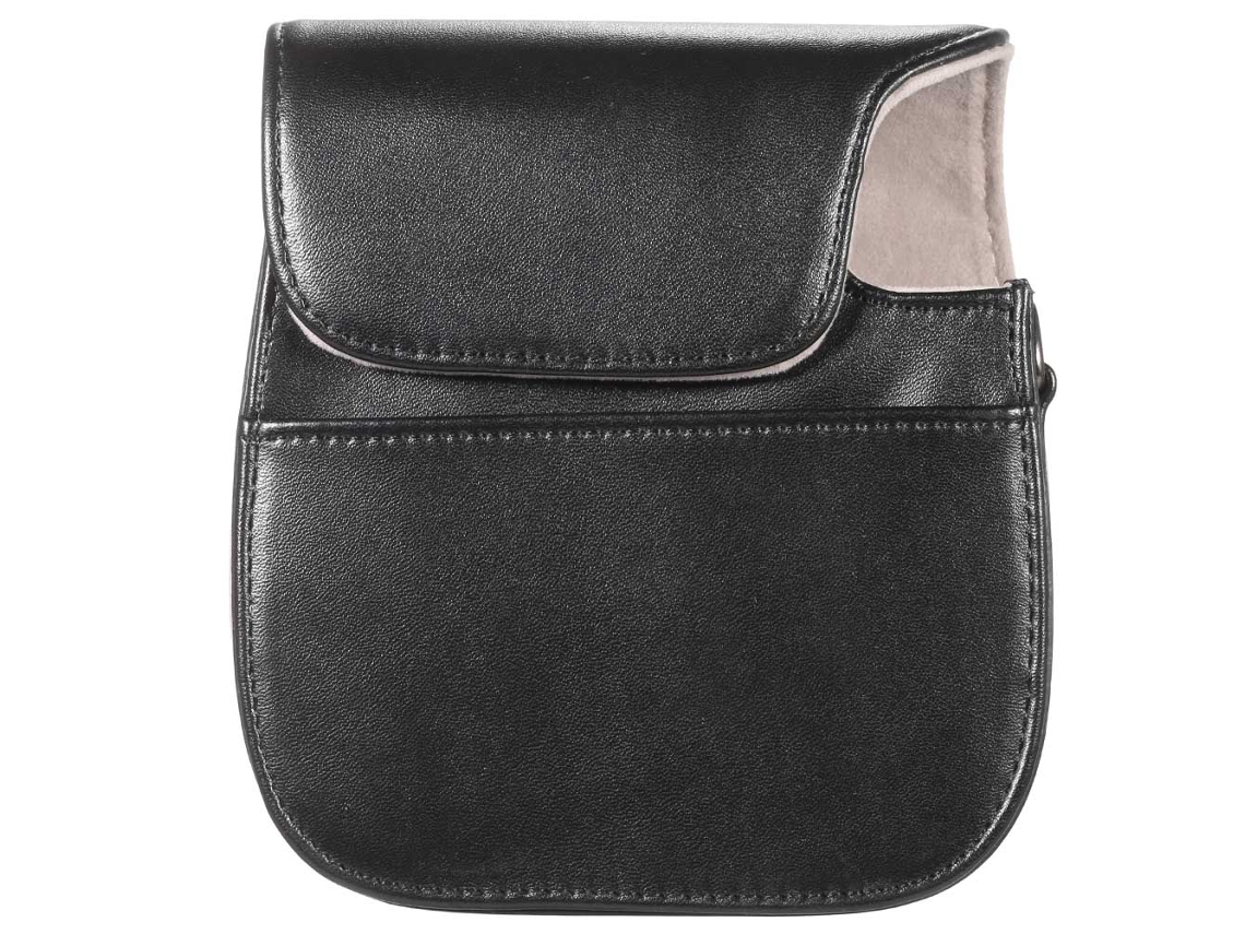 Estojo de couro para câmera Fujifilm Instax Mini 8/8s/8+/9, bolsa protetora para ombro único.