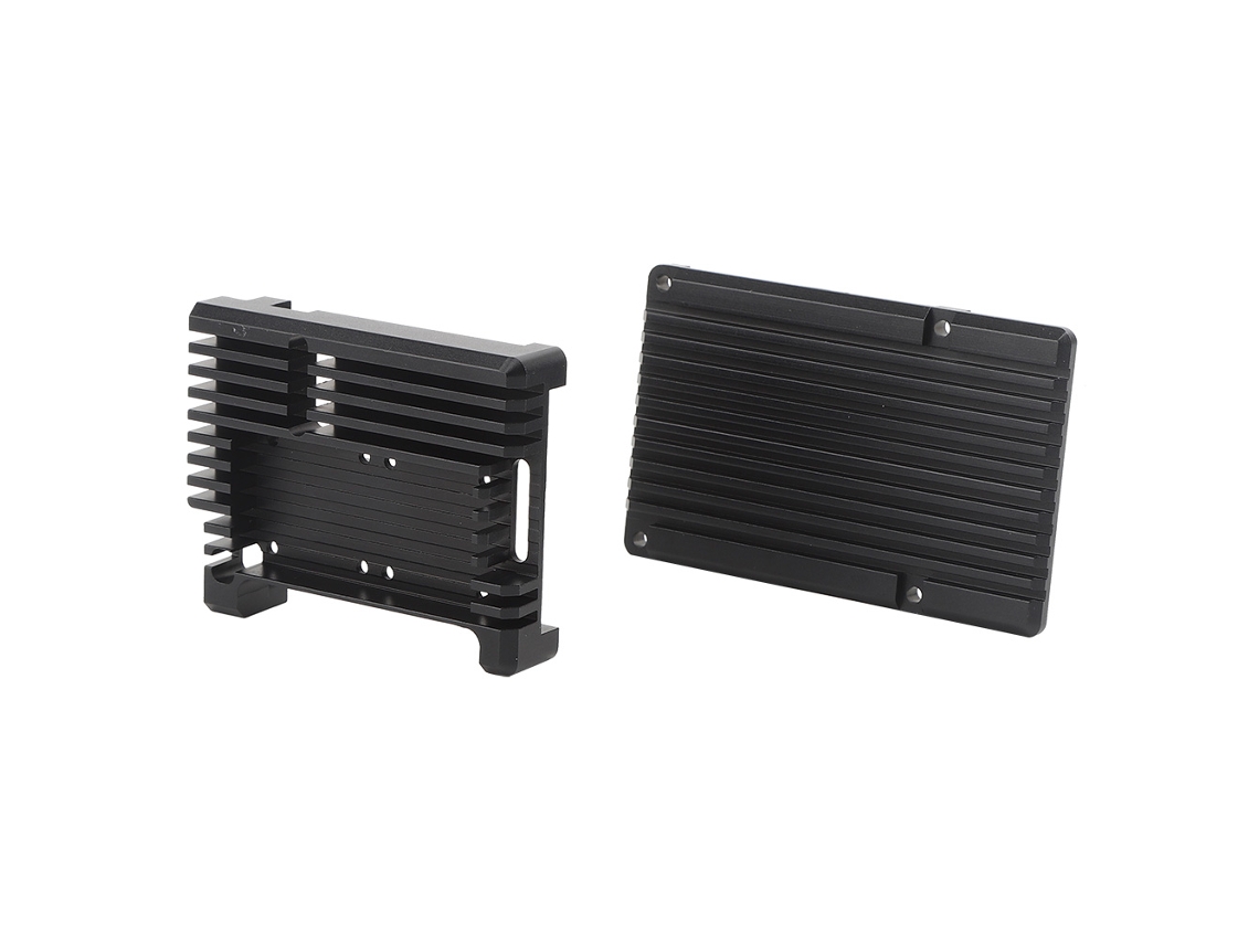 Laxiscreed Dissipador De Calor Em Alumínio Com Ventiladores Duplos Para Raspberry Pi 4 Model B