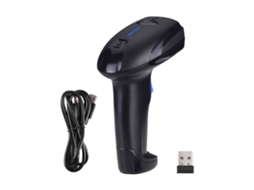 Escáner De Código De Barras 2 En 1 Inalámbrico 2.4g Y Cableado Usb, 1d, Batería Recargable, Para Pc Portátil Windows 7/8/10