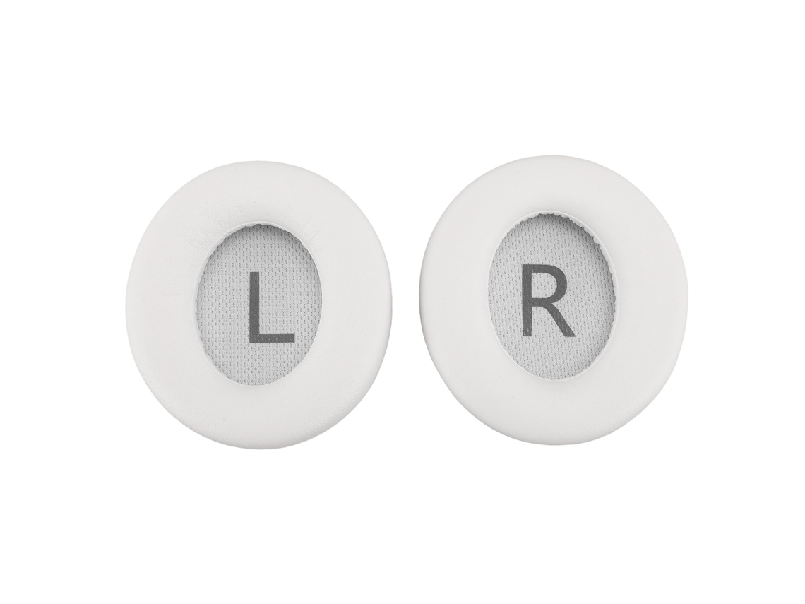 Auriculares LAXISCREED Q45 Branco Espuma Memória Couro Proteína